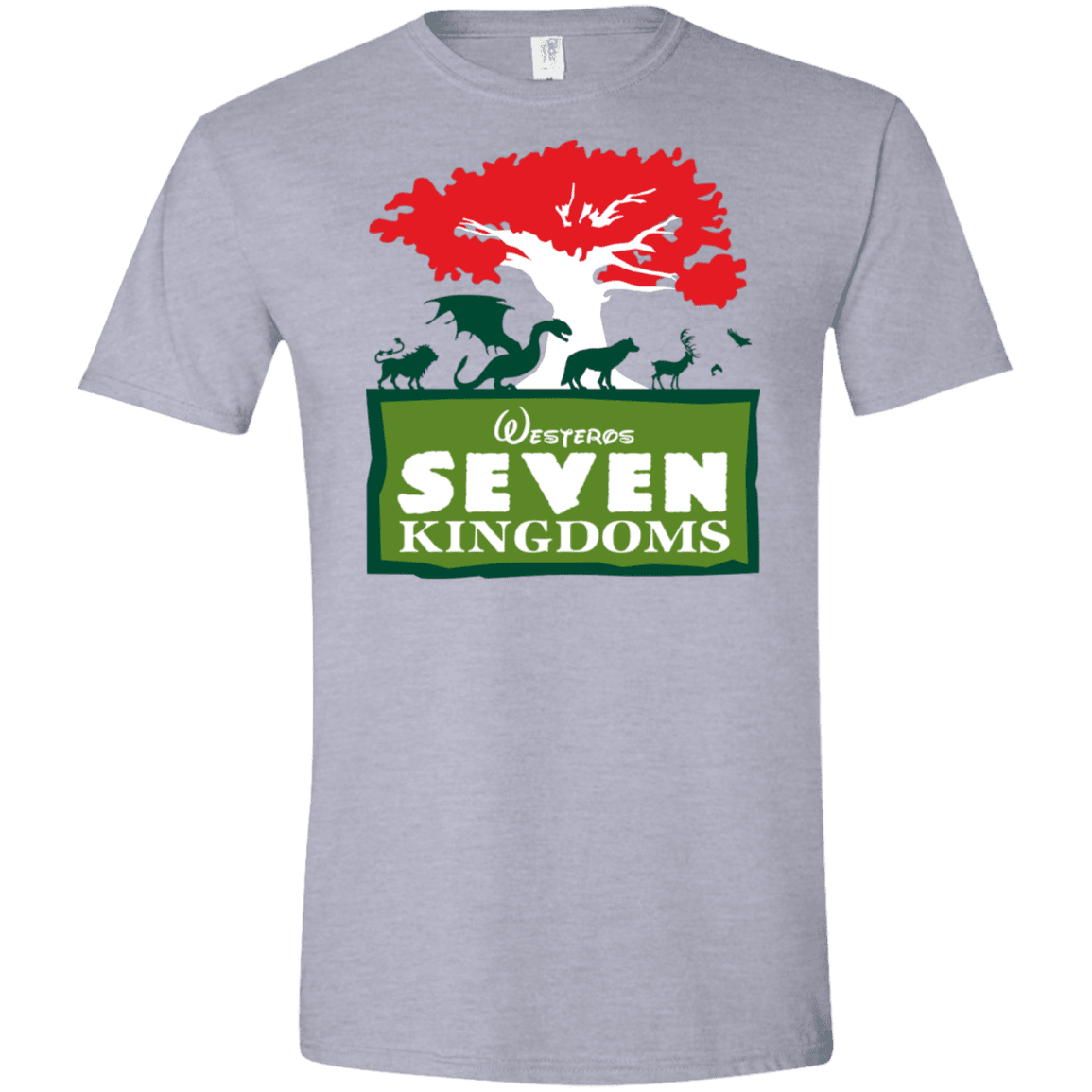 T-Shirts Sport Grey / X-Small Seven Kingdoms Men's Semi-Fitted Softstyle