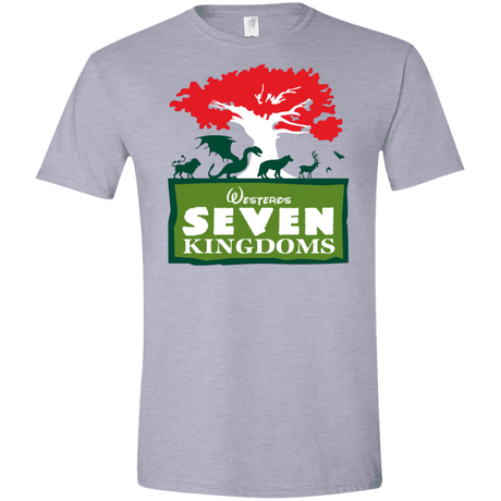 T-Shirts Sport Grey / X-Small Seven Kingdoms Men's Semi-Fitted Softstyle
