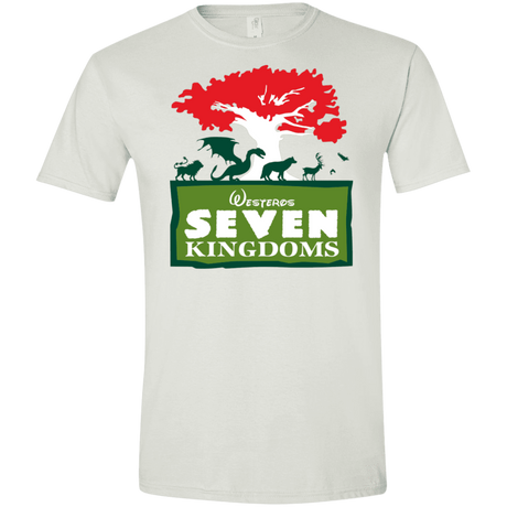 T-Shirts White / X-Small Seven Kingdoms Men's Semi-Fitted Softstyle