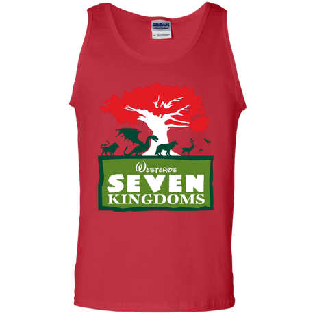 T-Shirts Red / S Seven Kingdoms Men's Tank Top