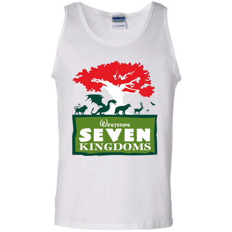 T-Shirts White / S Seven Kingdoms Men's Tank Top