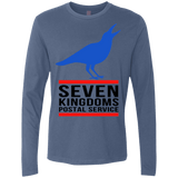 T-Shirts Indigo / Small Seven kingdoms postal service Men's Premium Long Sleeve