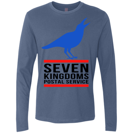 T-Shirts Indigo / Small Seven kingdoms postal service Men's Premium Long Sleeve