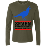 T-Shirts Military Green / Small Seven kingdoms postal service Men's Premium Long Sleeve