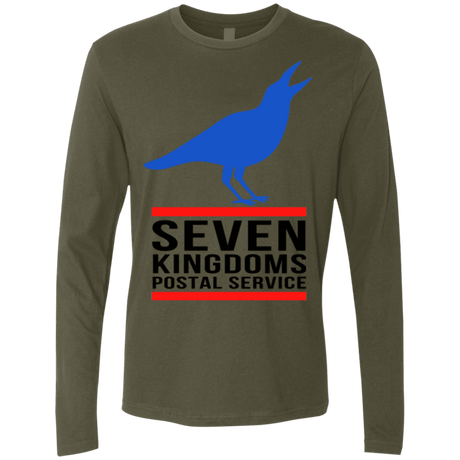 T-Shirts Military Green / Small Seven kingdoms postal service Men's Premium Long Sleeve
