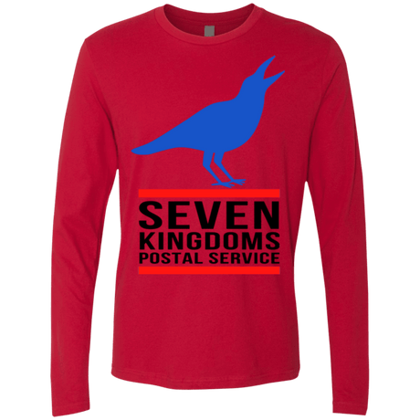 T-Shirts Red / Small Seven kingdoms postal service Men's Premium Long Sleeve