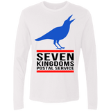 T-Shirts White / Small Seven kingdoms postal service Men's Premium Long Sleeve