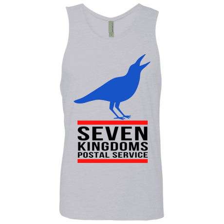 T-Shirts Heather Grey / Small Seven kingdoms postal service Men's Premium Tank Top