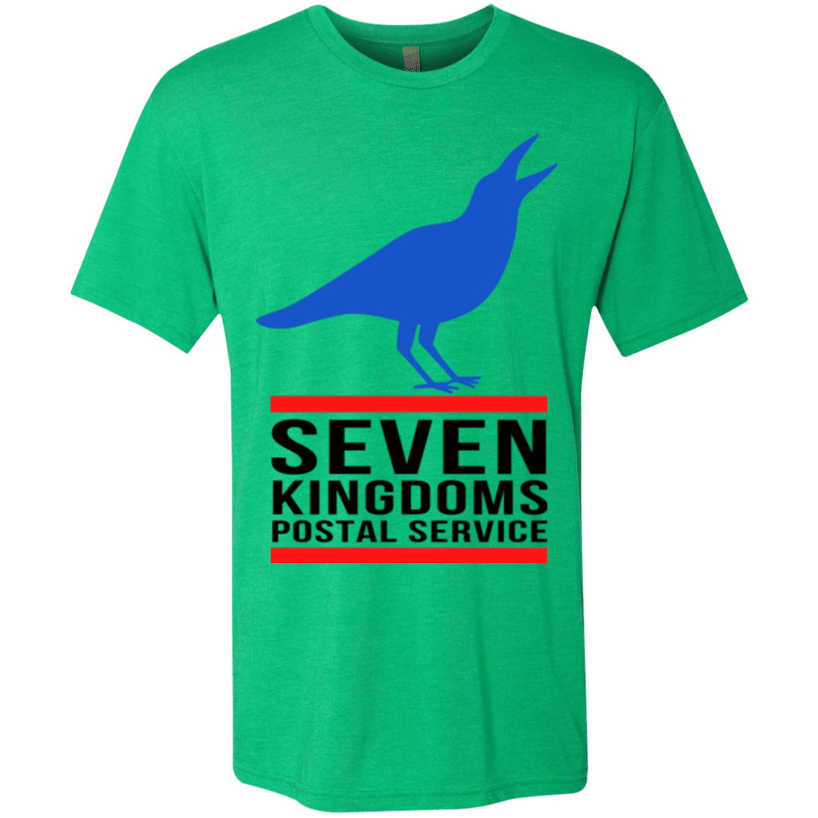 T-Shirts Envy / Small Seven kingdoms postal service Men's Triblend T-Shirt