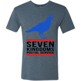 T-Shirts Indigo / Small Seven kingdoms postal service Men's Triblend T-Shirt