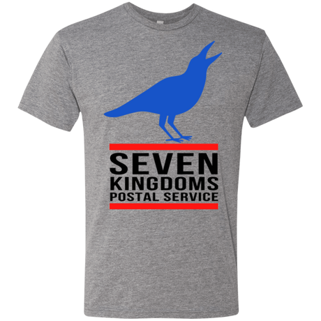 T-Shirts Premium Heather / Small Seven kingdoms postal service Men's Triblend T-Shirt