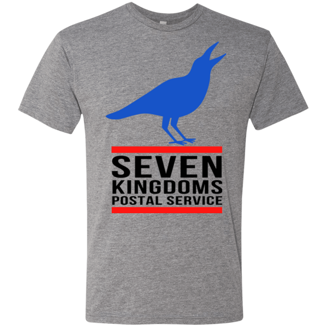 T-Shirts Premium Heather / Small Seven kingdoms postal service Men's Triblend T-Shirt