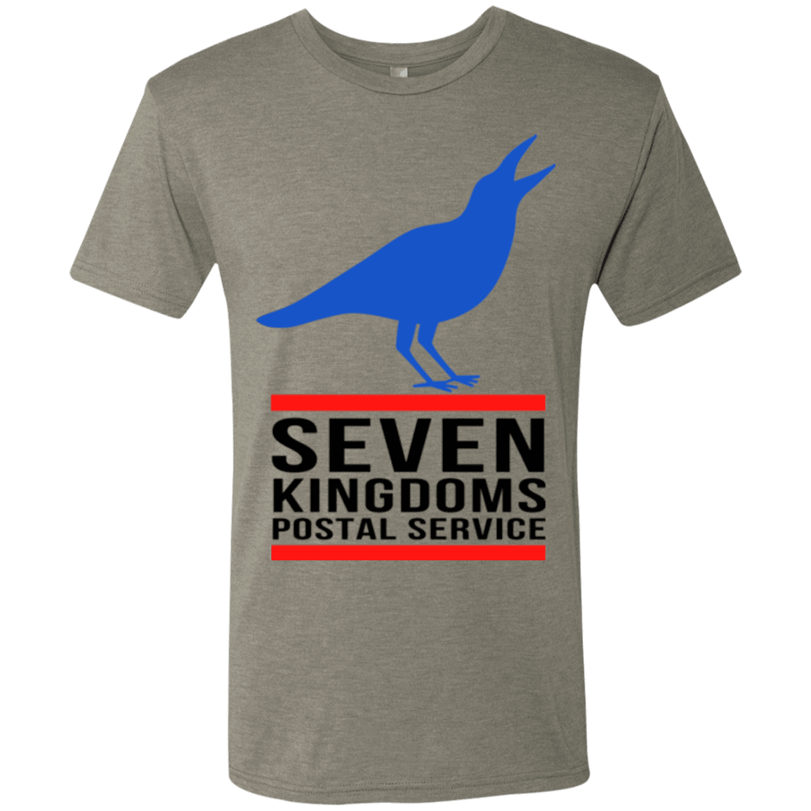 T-Shirts Venetian Grey / Small Seven kingdoms postal service Men's Triblend T-Shirt