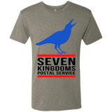 T-Shirts Venetian Grey / Small Seven kingdoms postal service Men's Triblend T-Shirt
