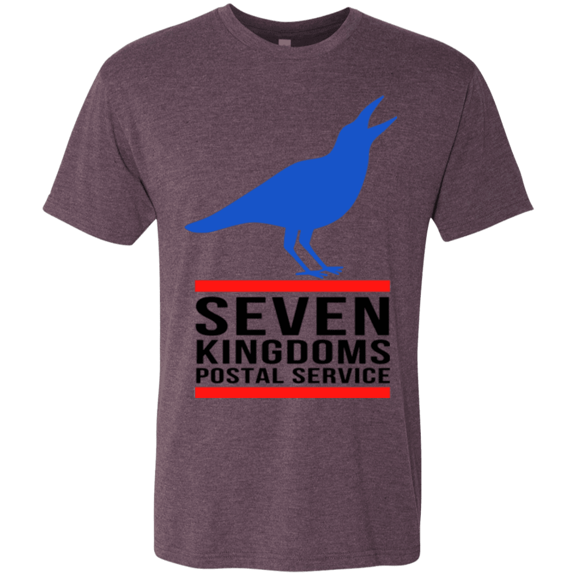 T-Shirts Vintage Purple / Small Seven kingdoms postal service Men's Triblend T-Shirt