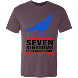 T-Shirts Vintage Purple / Small Seven kingdoms postal service Men's Triblend T-Shirt