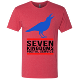T-Shirts Vintage Red / Small Seven kingdoms postal service Men's Triblend T-Shirt
