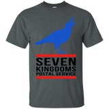 T-Shirts Dark Heather / Small Seven kingdoms postal service T-Shirt