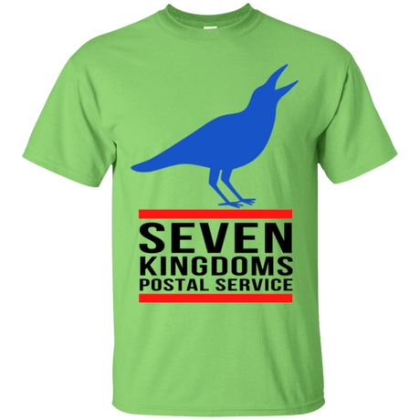 T-Shirts Lime / Small Seven kingdoms postal service T-Shirt