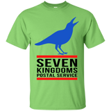 T-Shirts Lime / Small Seven kingdoms postal service T-Shirt