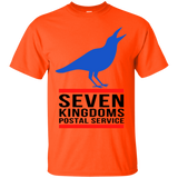 T-Shirts Orange / Small Seven kingdoms postal service T-Shirt