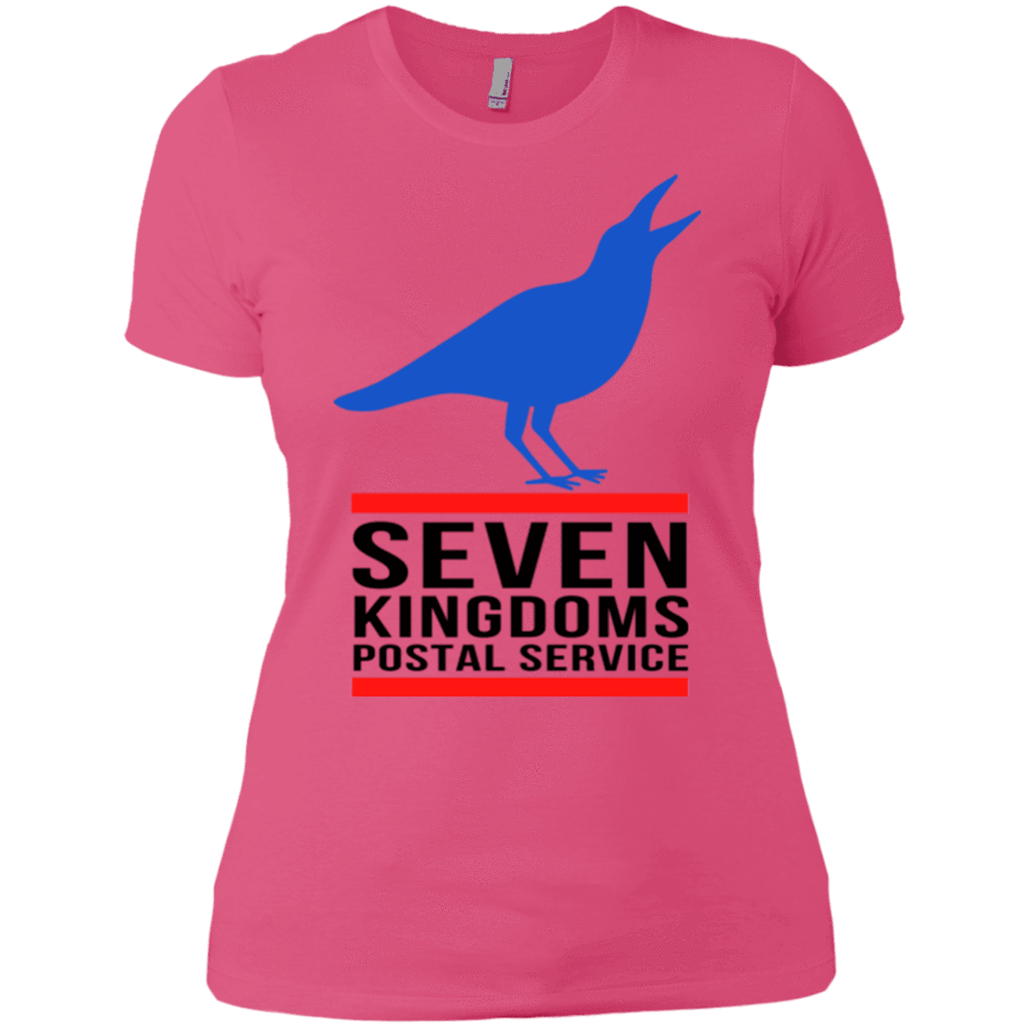 T-Shirts Hot Pink / X-Small Seven kingdoms postal service Women's Premium T-Shirt