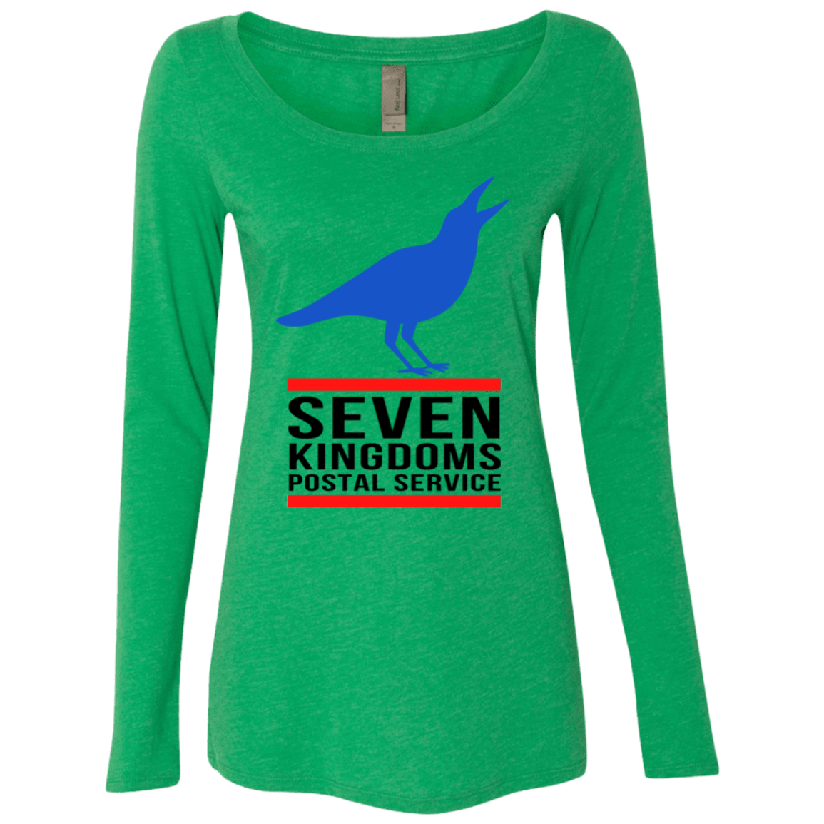 T-Shirts Envy / Small Seven kingdoms postal service Women's Triblend Long Sleeve Shirt