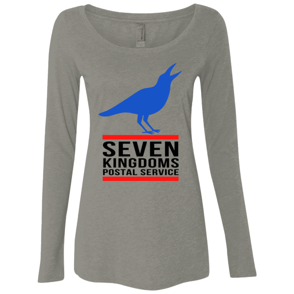 T-Shirts Venetian Grey / Small Seven kingdoms postal service Women's Triblend Long Sleeve Shirt