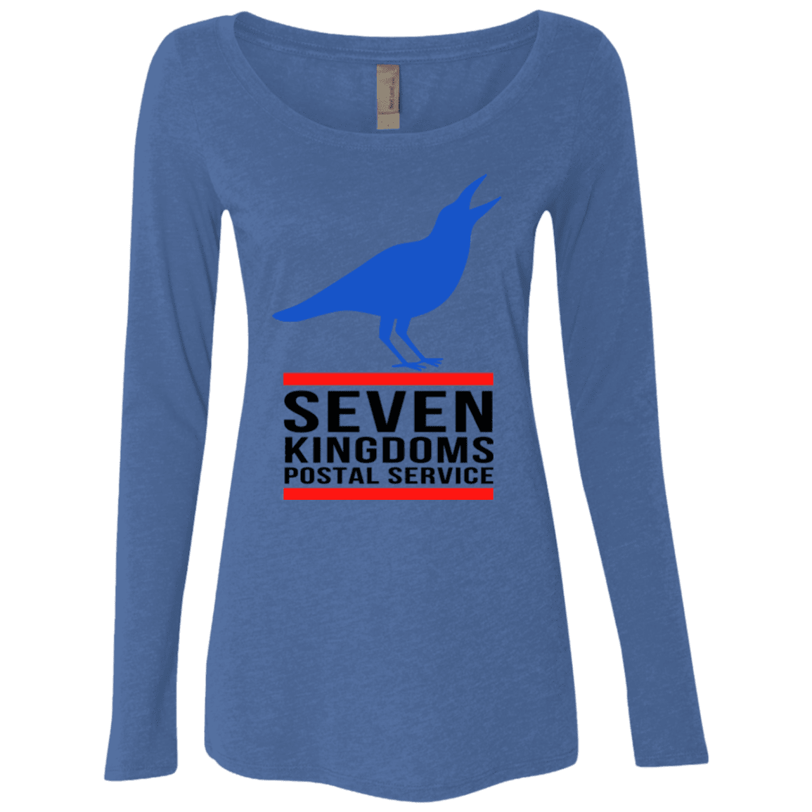 T-Shirts Vintage Royal / Small Seven kingdoms postal service Women's Triblend Long Sleeve Shirt