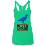 T-Shirts Envy / X-Small Seven kingdoms postal service Women's Triblend Racerback Tank