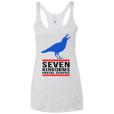 T-Shirts Heather White / X-Small Seven kingdoms postal service Women's Triblend Racerback Tank