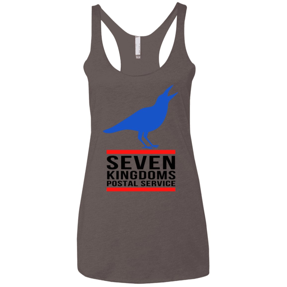 T-Shirts Macchiato / X-Small Seven kingdoms postal service Women's Triblend Racerback Tank