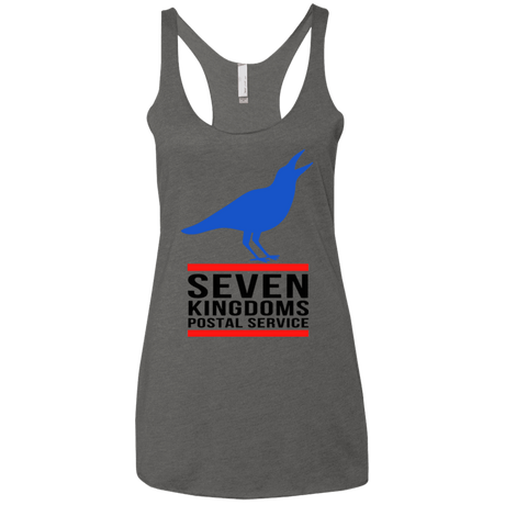 T-Shirts Premium Heather / X-Small Seven kingdoms postal service Women's Triblend Racerback Tank