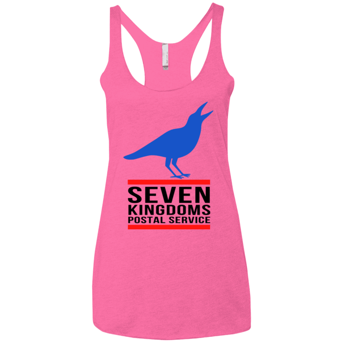 T-Shirts Vintage Pink / X-Small Seven kingdoms postal service Women's Triblend Racerback Tank
