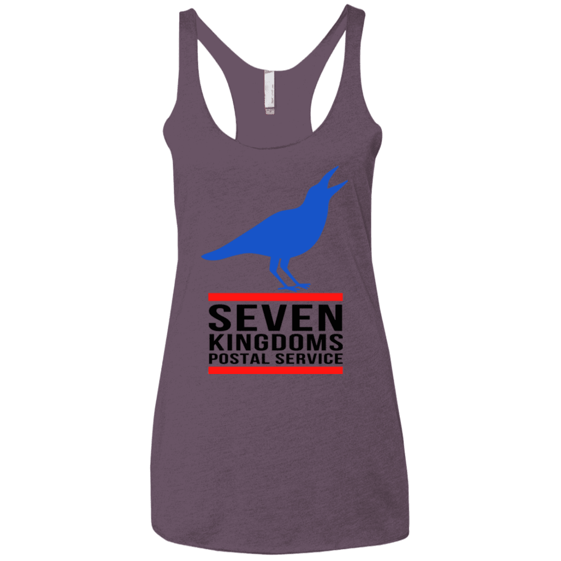 T-Shirts Vintage Purple / X-Small Seven kingdoms postal service Women's Triblend Racerback Tank