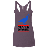 T-Shirts Vintage Purple / X-Small Seven kingdoms postal service Women's Triblend Racerback Tank