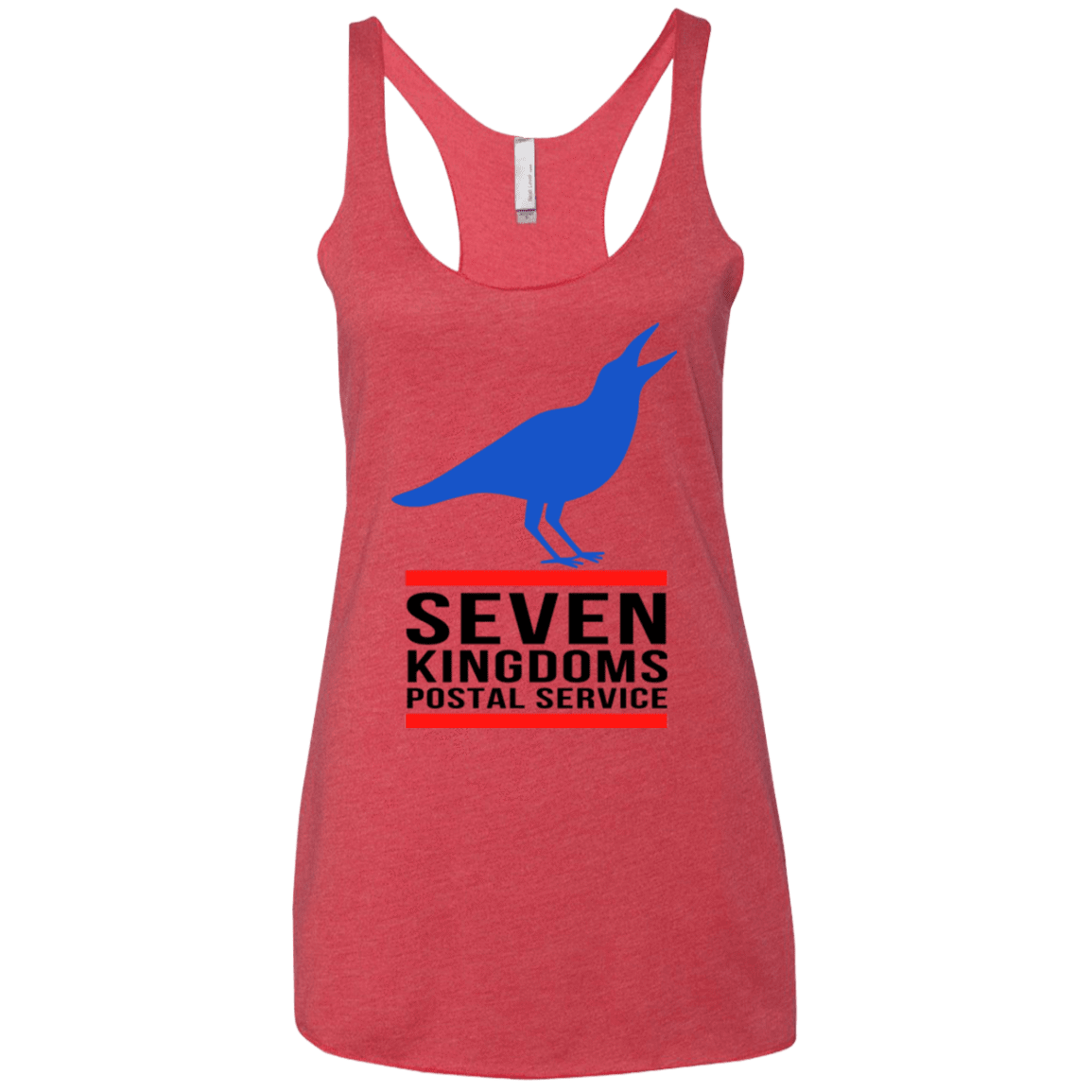T-Shirts Vintage Red / X-Small Seven kingdoms postal service Women's Triblend Racerback Tank
