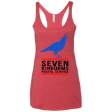T-Shirts Vintage Red / X-Small Seven kingdoms postal service Women's Triblend Racerback Tank