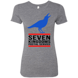 T-Shirts Premium Heather / Small Seven kingdoms postal service Women's Triblend T-Shirt