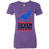 T-Shirts Purple Rush / Small Seven kingdoms postal service Women's Triblend T-Shirt