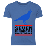T-Shirts Vintage Royal / YXS Seven kingdoms postal service Youth Triblend T-Shirt