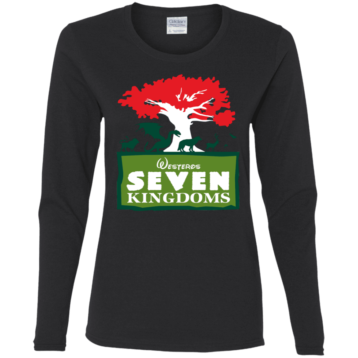 T-Shirts Black / S Seven Kingdoms Women's Long Sleeve T-Shirt