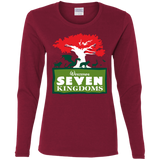 T-Shirts Cardinal / S Seven Kingdoms Women's Long Sleeve T-Shirt