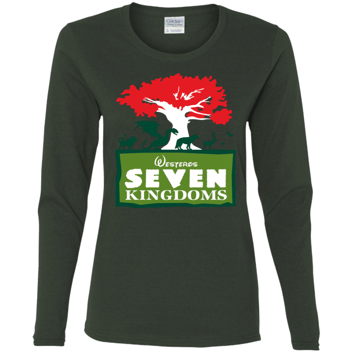 T-Shirts Forest / S Seven Kingdoms Women's Long Sleeve T-Shirt