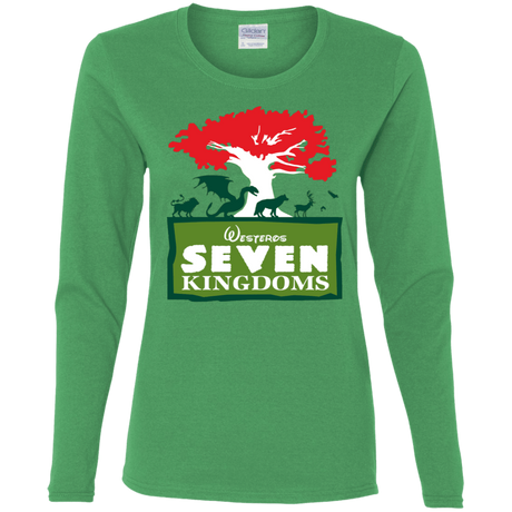 T-Shirts Irish Green / S Seven Kingdoms Women's Long Sleeve T-Shirt