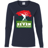 T-Shirts Navy / S Seven Kingdoms Women's Long Sleeve T-Shirt