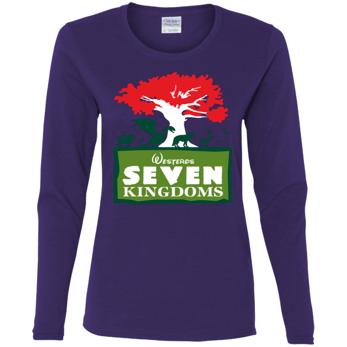 T-Shirts Purple / S Seven Kingdoms Women's Long Sleeve T-Shirt