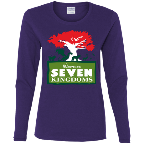 T-Shirts Purple / S Seven Kingdoms Women's Long Sleeve T-Shirt