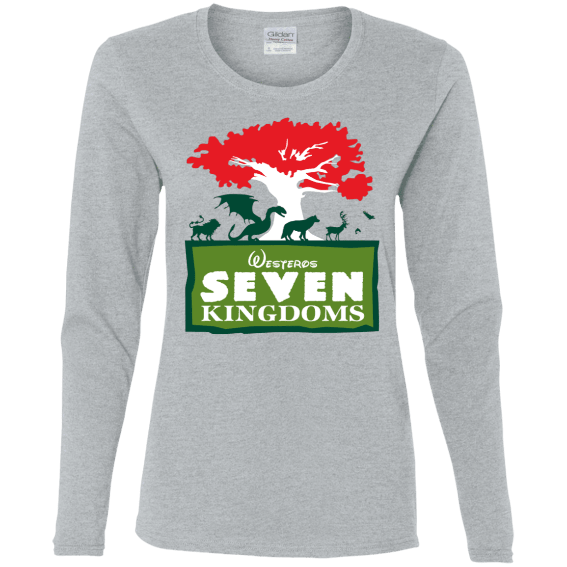 T-Shirts Sport Grey / S Seven Kingdoms Women's Long Sleeve T-Shirt