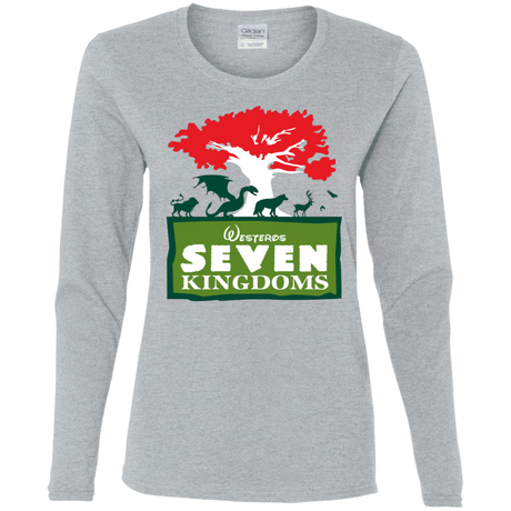 T-Shirts Sport Grey / S Seven Kingdoms Women's Long Sleeve T-Shirt